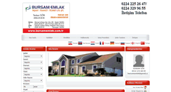 Desktop Screenshot of bursamemlak.com.tr
